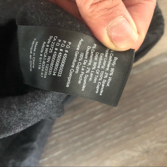 Aritzia Babaton Cohen Wool Cashmere Pant Size 2 - Picture 8 of 8